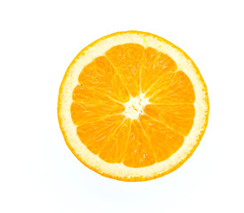 Orange isolated on white