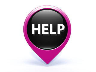 help pointer icon on white background