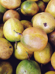 Passion fruit in the market.