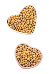 Soybean isolated on white background