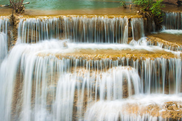 Huay Maekamin Waterfall  in Kanchanaburi, Thailand