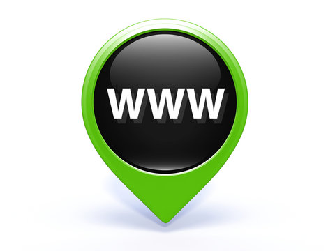 www pointer icon on white background