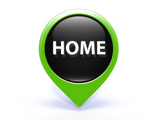 home pointer icon on white background