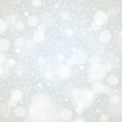 Christmas snowflakes background vector blue light abstract