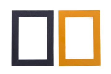 Fototapeta premium Frame isolated on white background