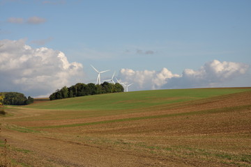 Eolienne en thiérache,Picardie