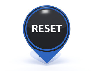 reset pointer icon on white background