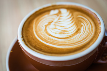 Latte coffee