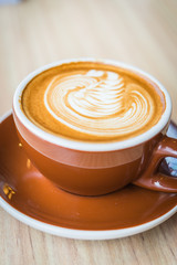 Latte coffee