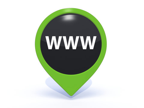 www pointer icon on white background