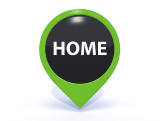 home pointer icon on white background