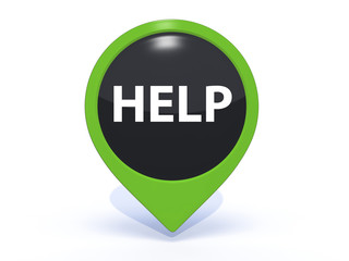 help pointer icon on white background