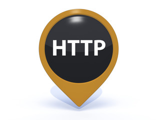 http pointer icon on white background