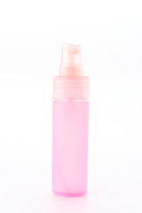 Plastic spray bottle isolated on white background