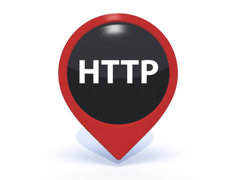 http pointer icon on white background
