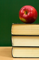books with an apple