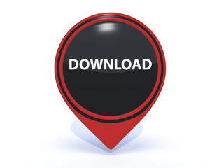 download pointer icon on white background
