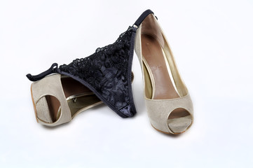 Shoes and panties