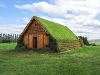 Obraz premium Eglise en bois en Islande
