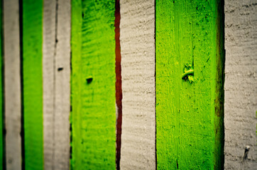 painted fence
