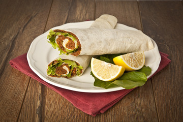 Cig kofte Durum Shawarma / Turkish Food