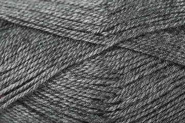 Knitting yarn texture, close up