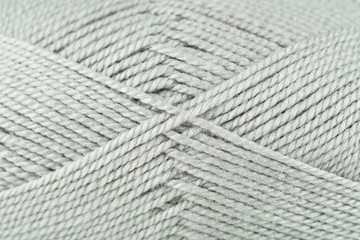 Knitting yarn texture, close up