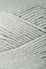 Knitting yarn texture, close up