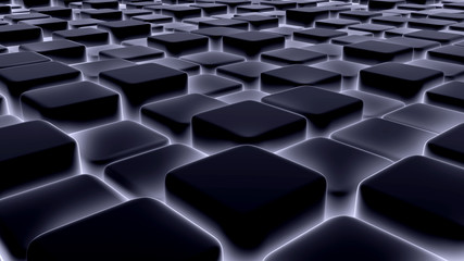 Modern Abstract background of 3d blocks, cubes, box, 3d render