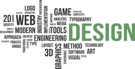 word cloud - design