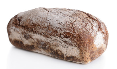 Fresh bread isolated on white