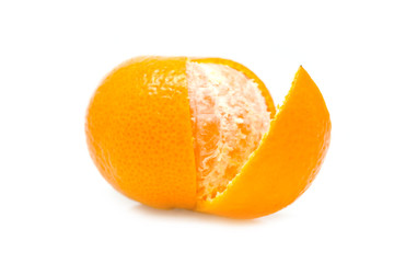 ripe yellow mandarine