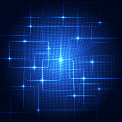 Obraz premium Abstract technology concept background, vector illustration