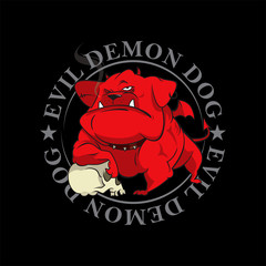 bulldog vector mascot