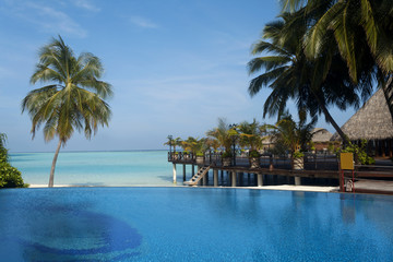 Plakat Swimming pool at the luxury resort