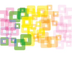 Colorful Background Squares Vector