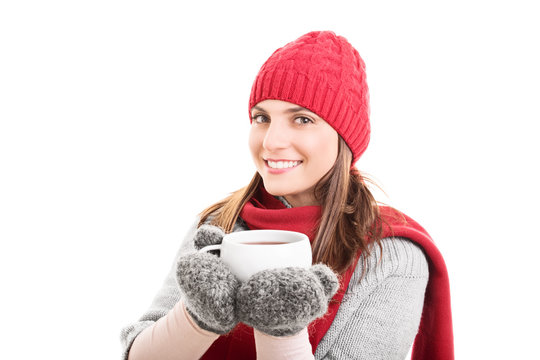 Winter clothes and hot tea