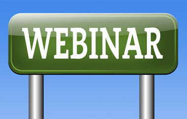 Obraz premium webinar