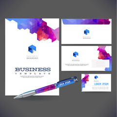 Corporate identity kit or business kit