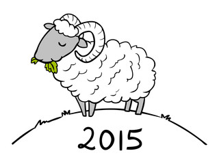 2015 Year of the Sheep Doodle