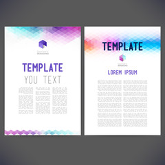 Abstract vector template design, brochure, Web sites,