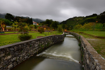 Fototapeta premium Jardim na Vila das Furnas