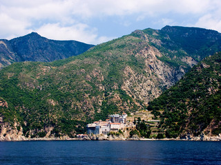 Fototapeta premium Monastery on Mount Athos