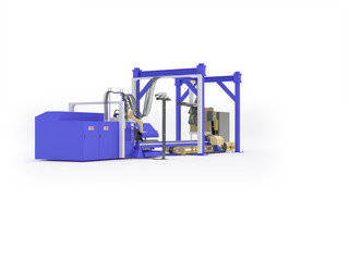 Equipment on a white background, isolated