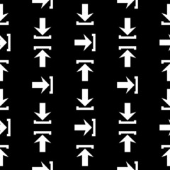 Arrow icon seamless pattern