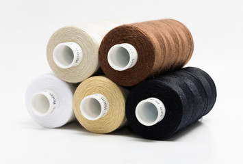 Five spools of thread