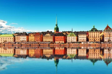 Foto auf Acrylglas Stockholm Altstadt in Stockholm, Schweden