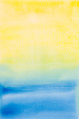blue and yellow  watercolor background texture