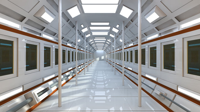Futuristic SCIFI interior