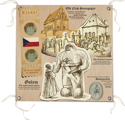 Naklejka premium Czech Republic - Pictures of Life, Mystical Prague